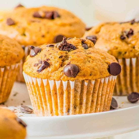 Peanut Butter Banana Muffins