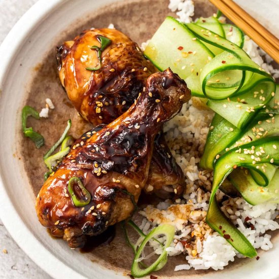 Air Fryer Teriyaki Drumsticks