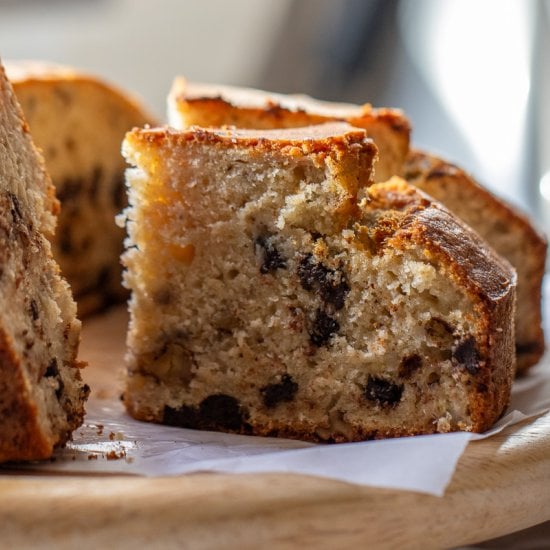 Air Fryer Banana Nut Bread