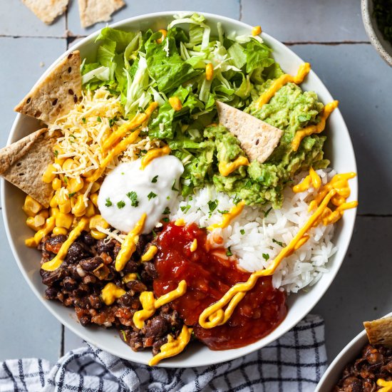 Easy Vegan Burrito Bowl