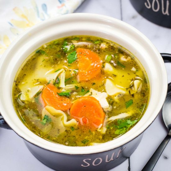 Rotisserie Chicken Noodle Soup
