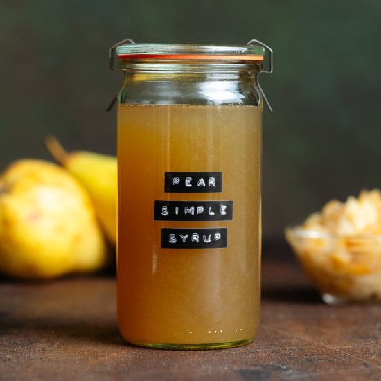 Pear Simple Syrup
