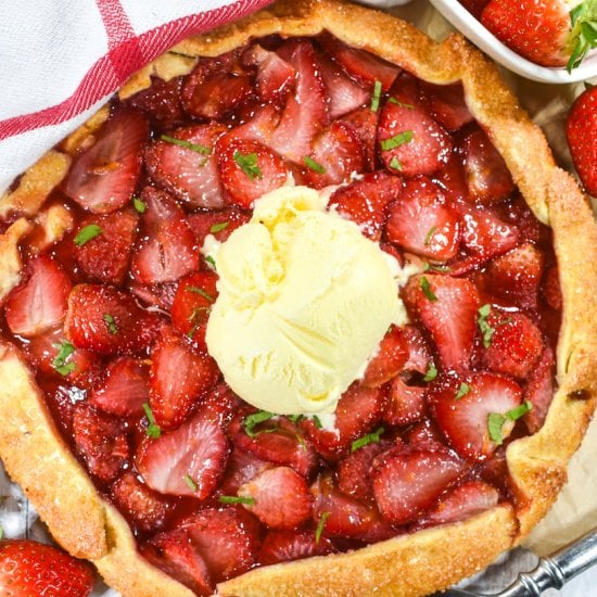 Strawberry Galette