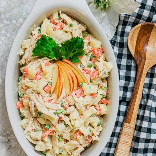 Venezuelan Chicken Potato Salad