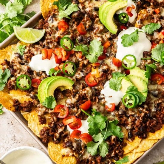 Chilli Beef Nachos