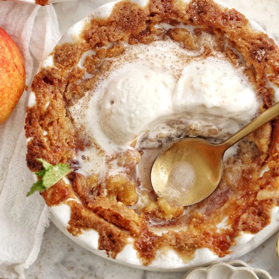 Snickerdoodle Apple Cobbler for Two