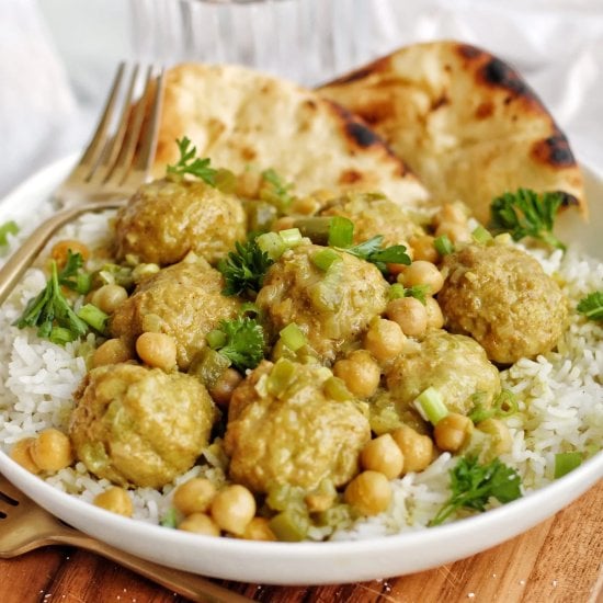 Curry Chicken Meatballs
