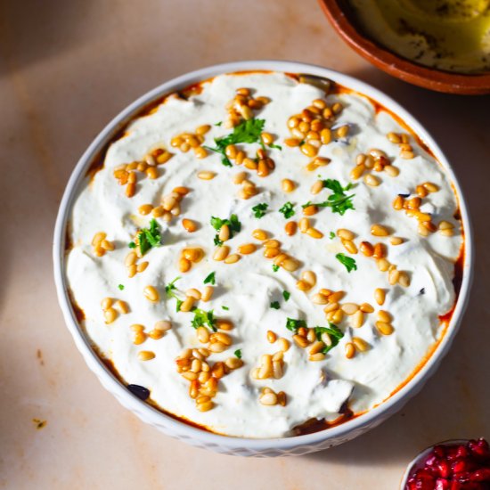 Fattet Makdous – Aubergine and Lamb