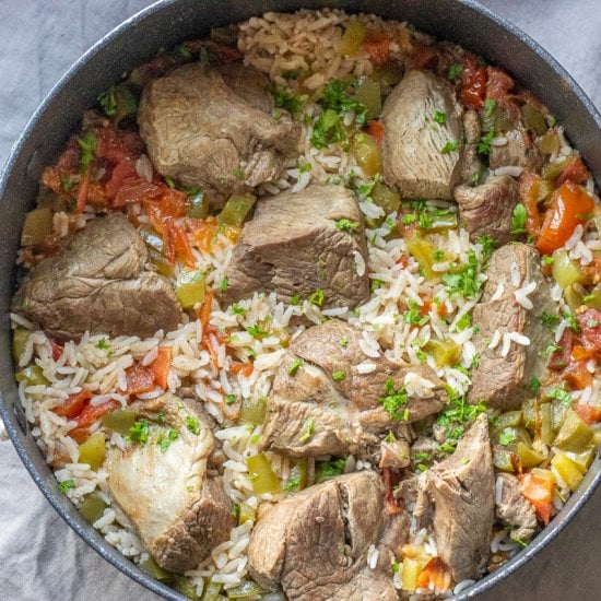 Turkish Lamb and Rice Dish
