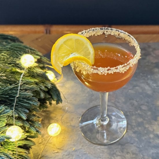 Cognac Cider Cocktail