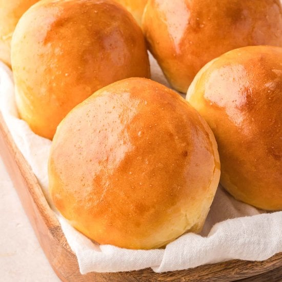 Easy Brioche Buns