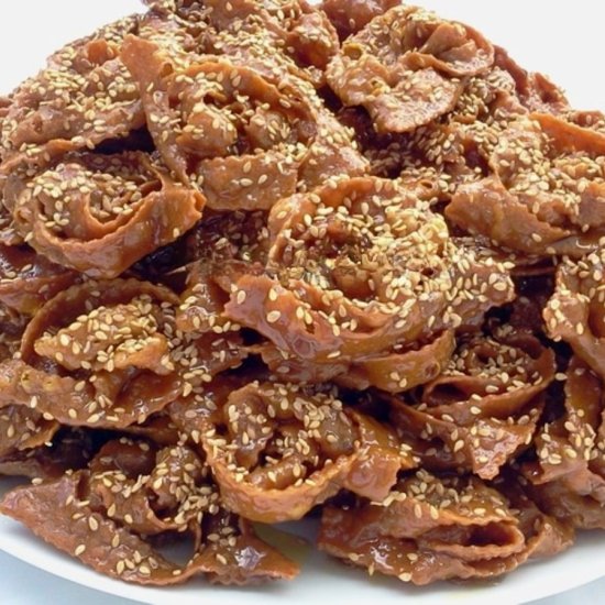 Moroccan Chebakia Sesame Cookies