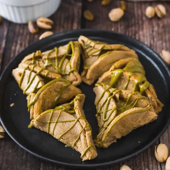 Rose Pistachio Hamantaschen
