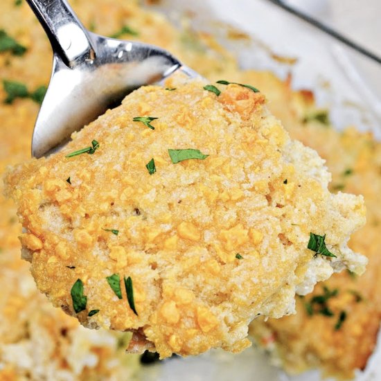 Keto TikTok Chicken Cobbler