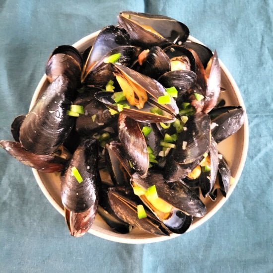 Mussels in Miso Broth