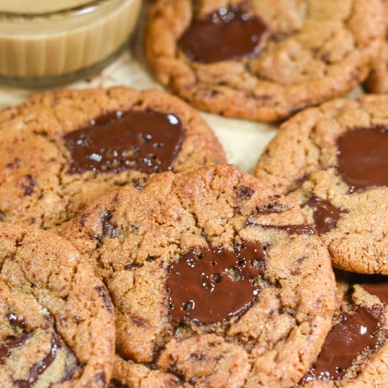 Tahini Chocolate Chunk Cookies