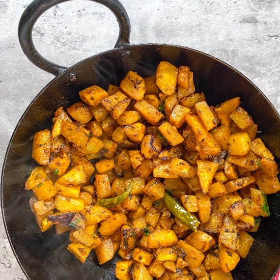 Indian sautéed Kohlrabi recipe