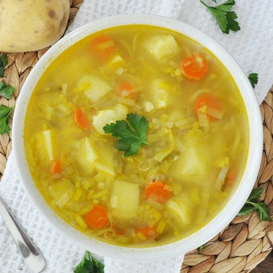 Spanish Potato and Leek Soup