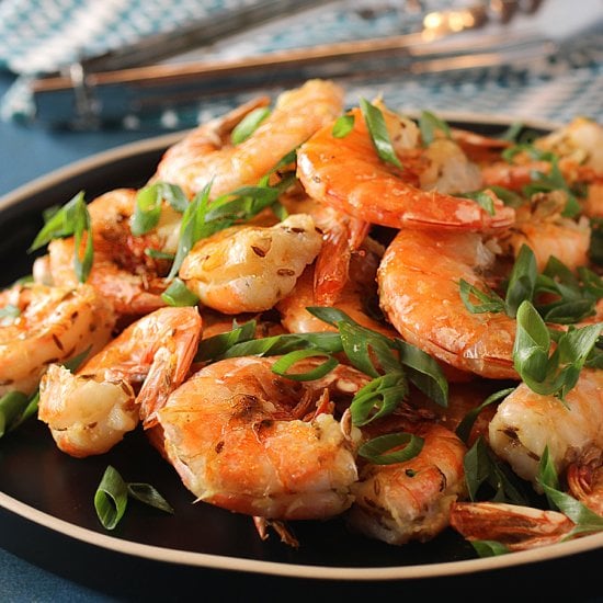 Shrimp with Garlic, Cumin & Ginger