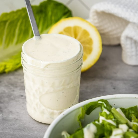 Caesar Salad Dressing (No Egg)