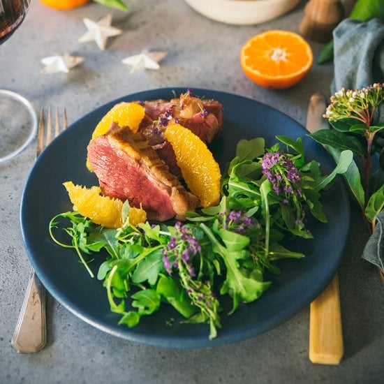 Duck Breast with Orange sauce