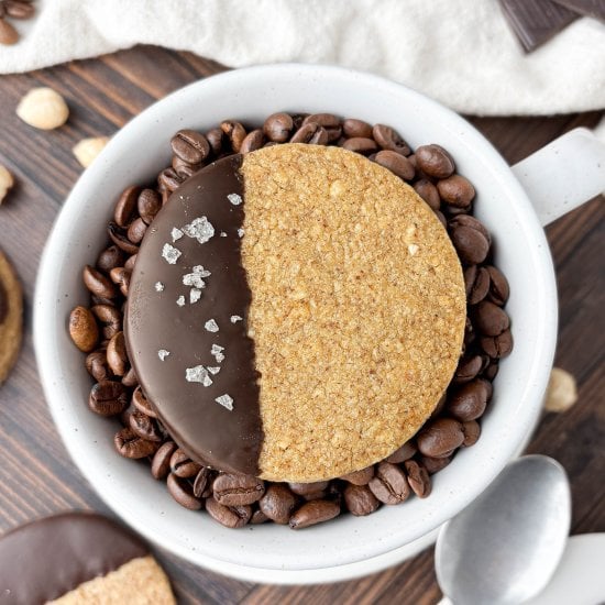 Hazelnut Espresso Shortbread