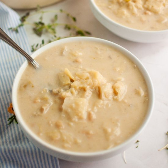 Cabbage and White Bean Soup