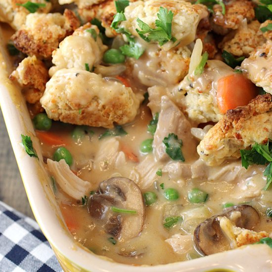 Parmesan-Crumble Chicken Pot Pie