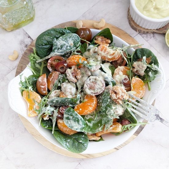 Crunchy Walnut Mandarin Salad