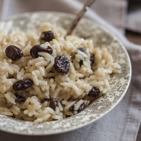Grandma’s Oven Baked Rice Pudding