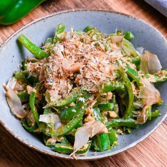 Japanese Bell Pepper Stir Fry