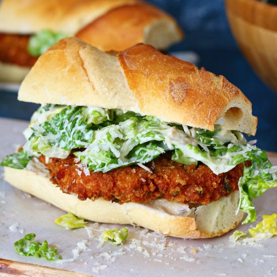 Crispy Chicken Caesar Sandwich
