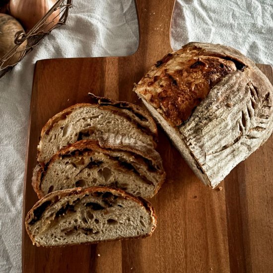 Sourdough Onion Bread