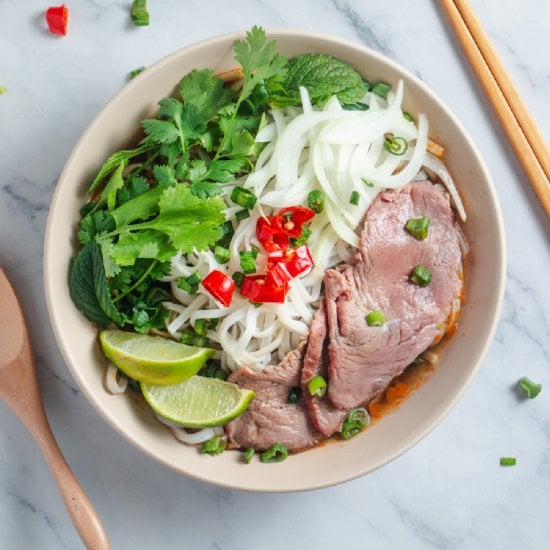 Quick Beef Pho Recipe