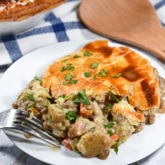 Vegetarian Lentil Pot Pie