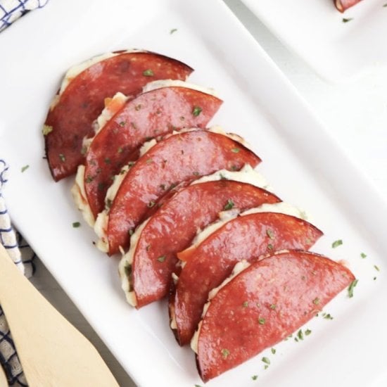 Keto Salami Tacos