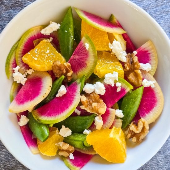Watermelon Radish Salad