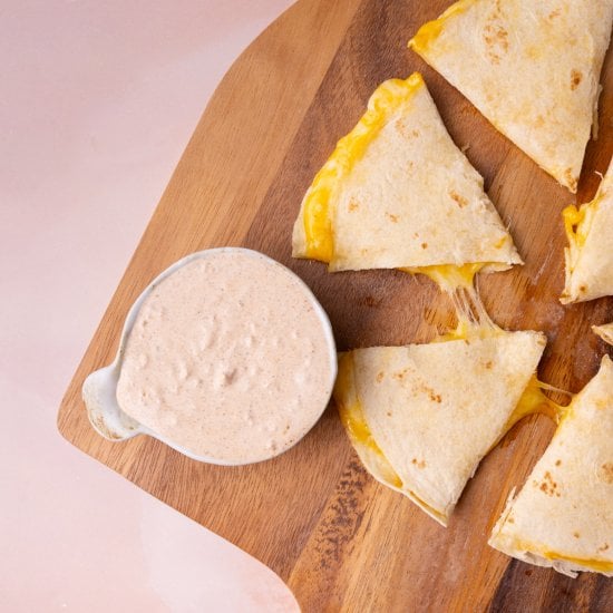 3-Ingredient Quesadilla Sauce