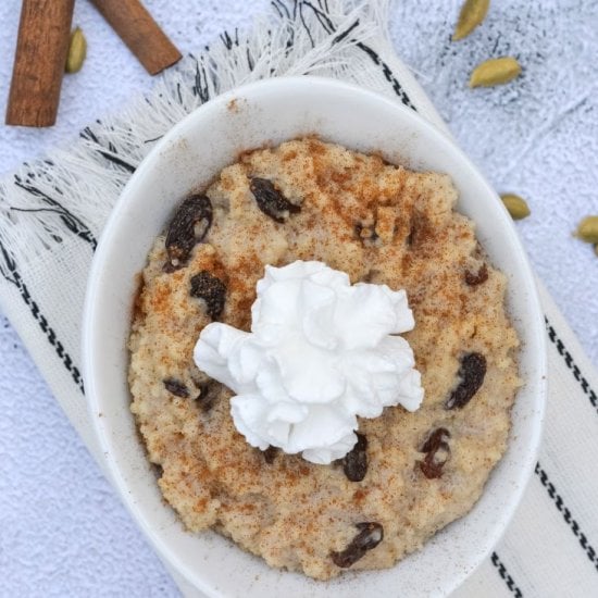 Vegan Couscous Pudding