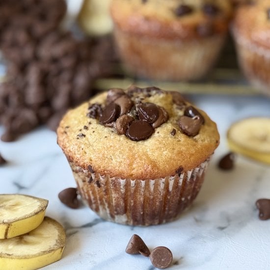 Sour Cream Banana Muffins