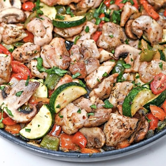 Keto Italian Chicken Skillet