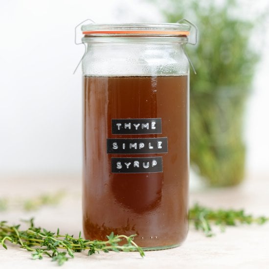Thyme Simple Syrup