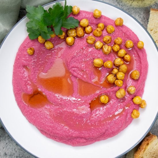 Pink Beetroot Hummus