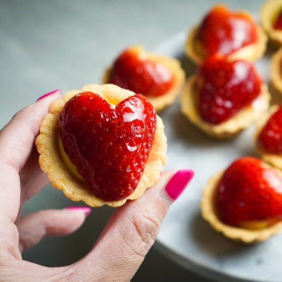 Strawberry Tarts Refined Sugar Free