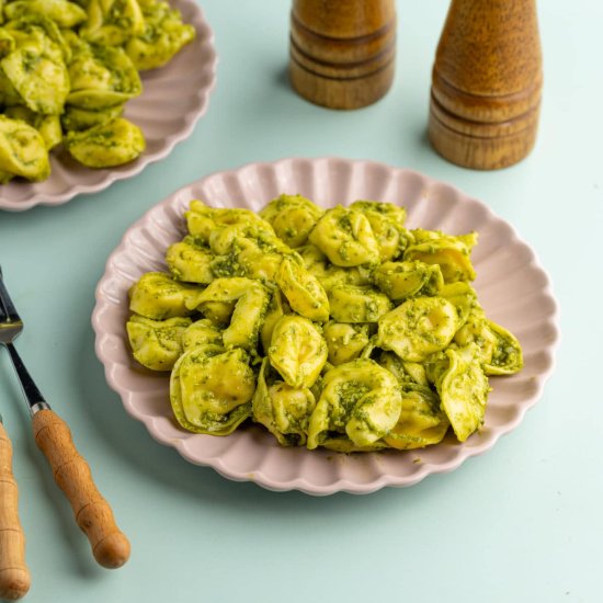 2-Ingredient Pesto Tortellini