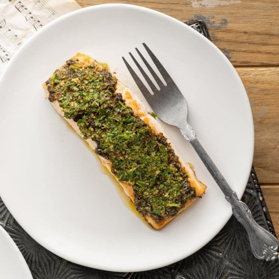 20-Minute Chimichurri Salmon