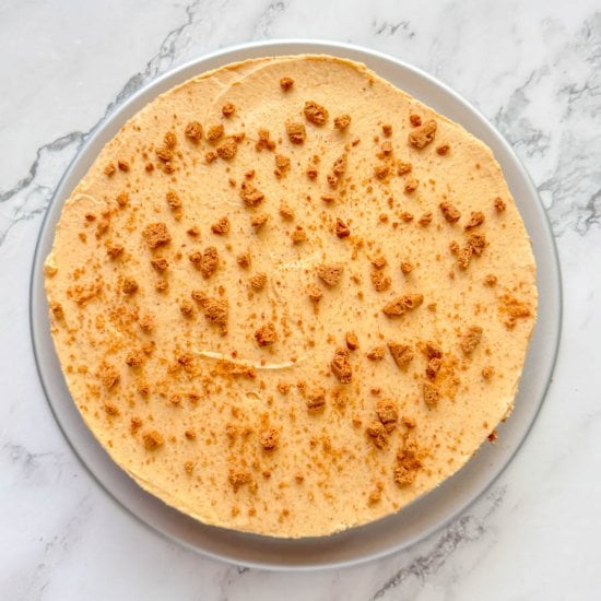 No Bake Pumpkin Cheesecake GF