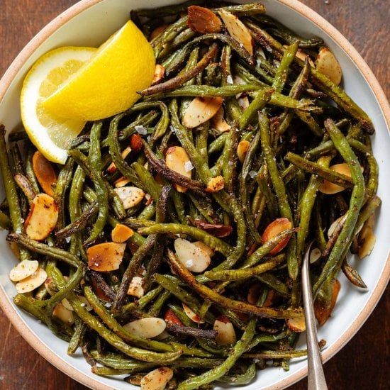 Roasted Frozen Green Beans