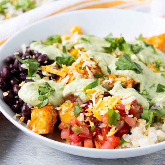 Southwest Chicken Rice Bowls