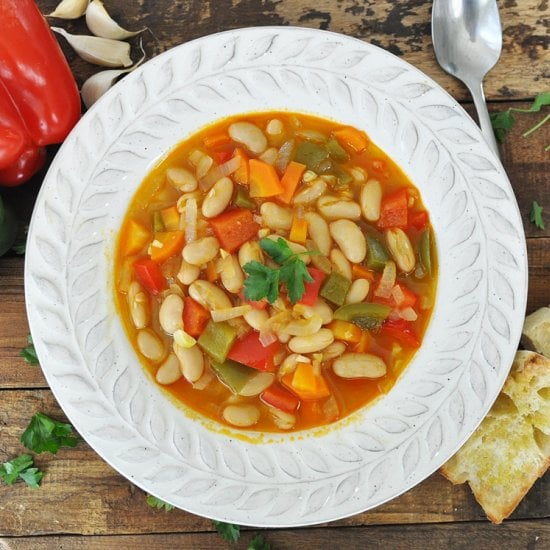 Spanish Bean and Pepper Soup